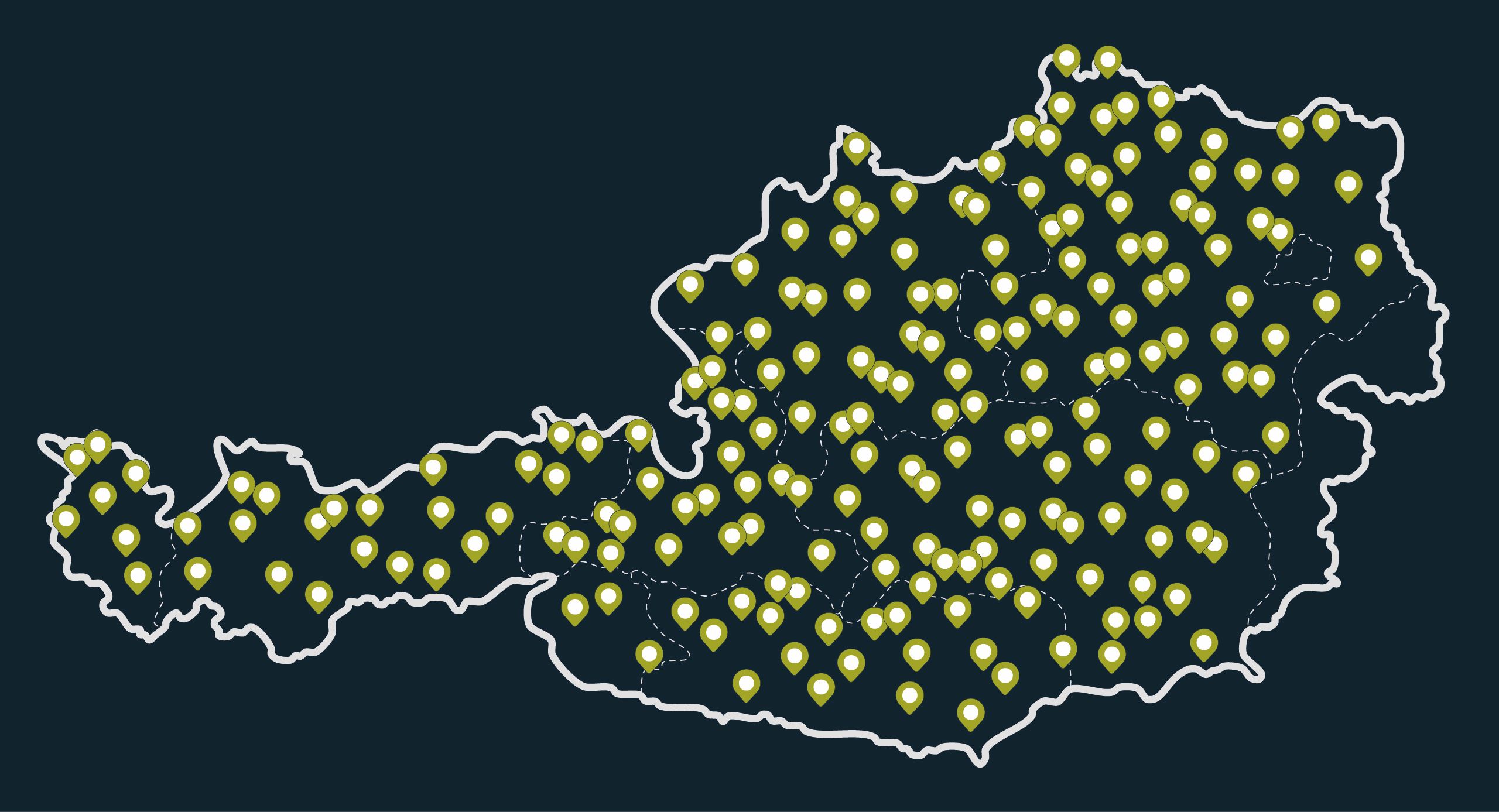 Der Verein Carsharing Österreich hat 35 Mitgliedsbetriebe mit in Summe über 330 Fahrzeugen in 7 Bundesländern.